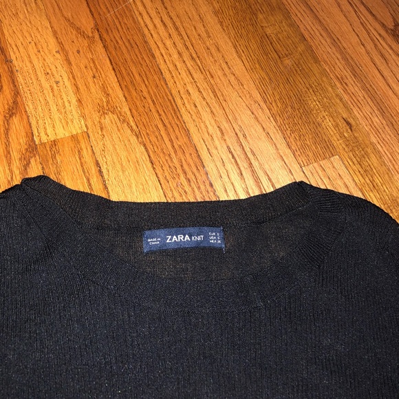 ZARA black t-shirt - Picture 3 of 6